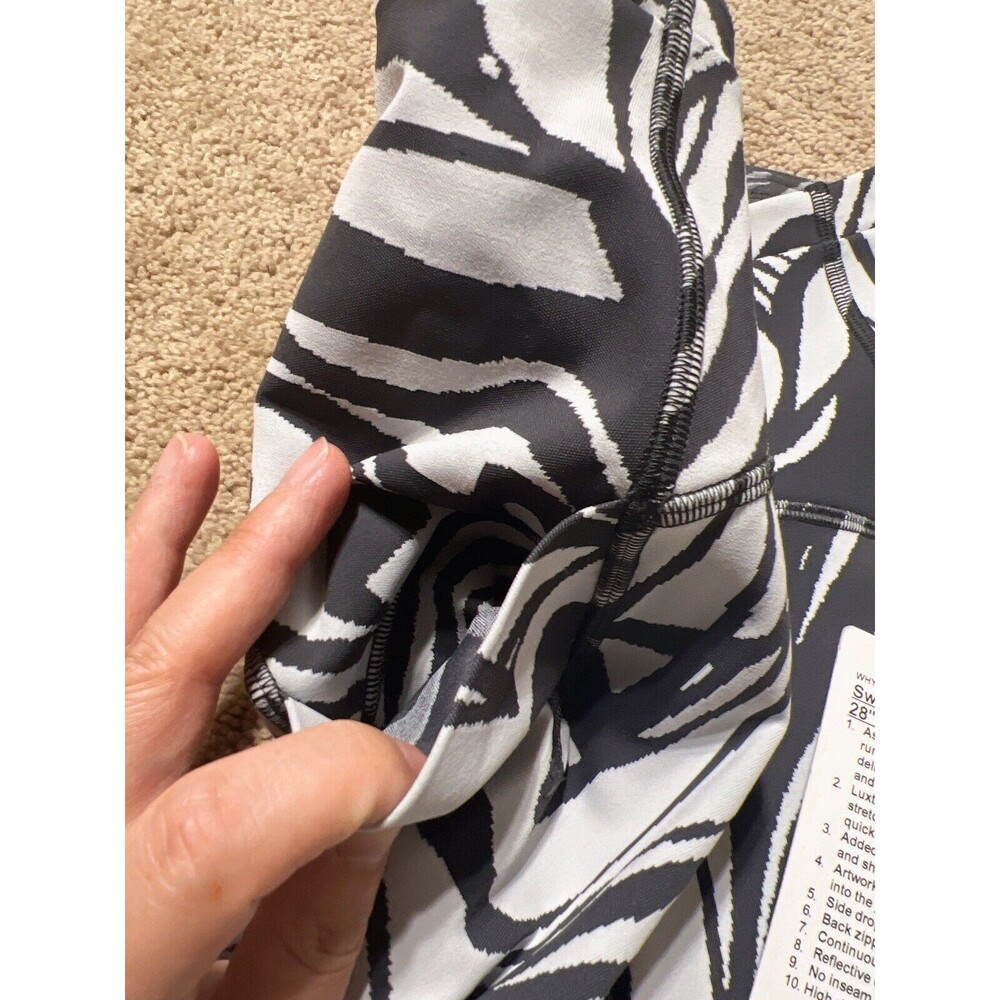 Lululemon Women's size 0 Swift Speed HR Tight 28” Jacquard color：EWJW NWT - Picture 2 of 13